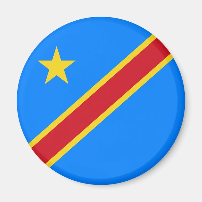 Imã Bandeira do Congo Quinxassa (Frente)