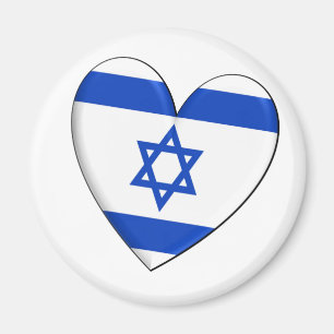 Imã Bandeira do coração de Israel