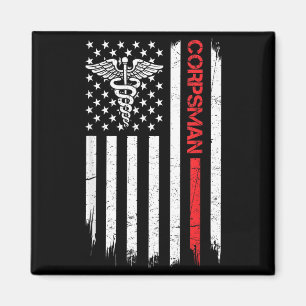 Imã Bandeira do Corpo Patriótico Veterano Militar Diab