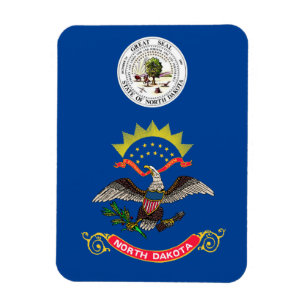 Ímã Bandeira do Dakota do Norte