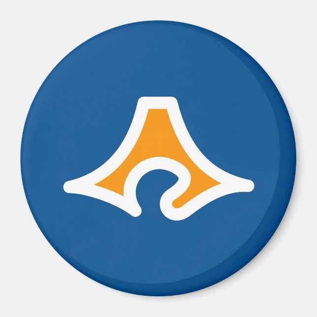 Imã Bandeira do Distrito de Shizuoka, Japão (Frente)