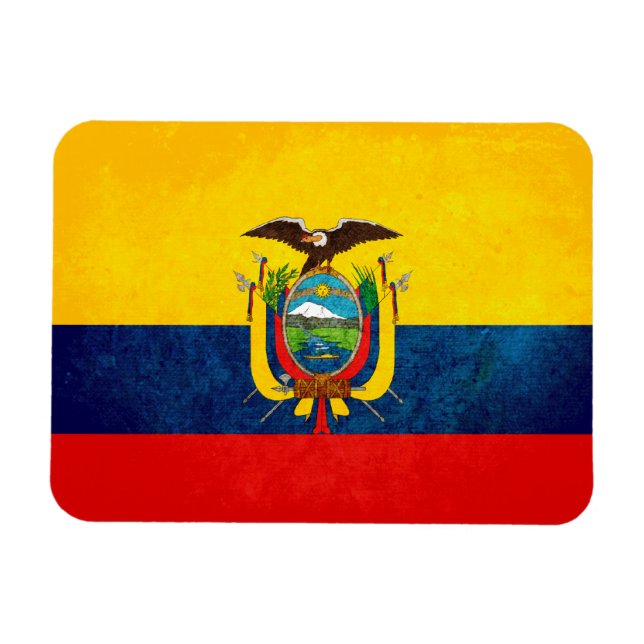Ímã Bandeira do Equador (Horizontal)