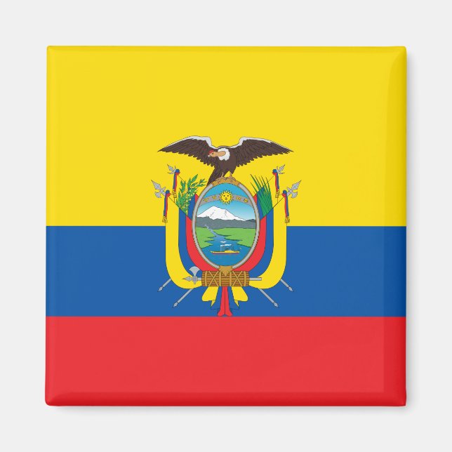 Imã Bandeira do Equador (Frente)