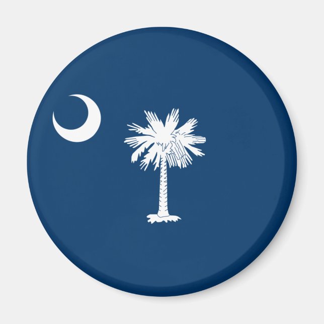 Imã Bandeira do estado da Carolina do Sul (Frente)