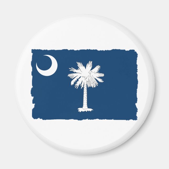 Imã Bandeira do Estado da Carolina do Sul (Frente)
