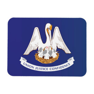 Ímã Bandeira do Estado da Louisiana, EUA