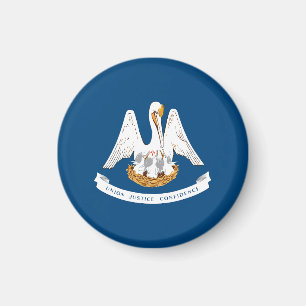 Imã Bandeira do Estado da Louisiana EUA