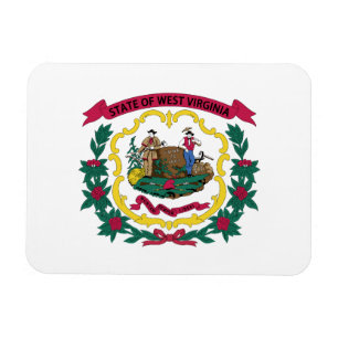 Ímã Bandeira do Estado da Virgínia Ocidental