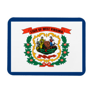 Ímã Bandeira do Estado da Virgínia Ocidental