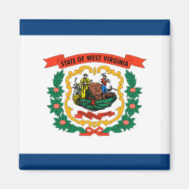 Imã Bandeira do Estado da Virgínia Ocidental