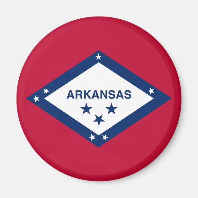 Imã Bandeira do estado de Arkansas (Frente)