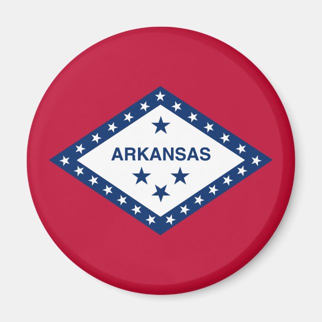 Imã Bandeira do estado de Arkansas (Frente)