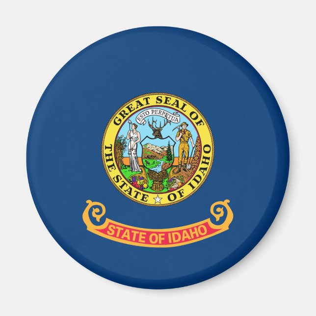 Imã Bandeira do Estado de Idaho (Frente)