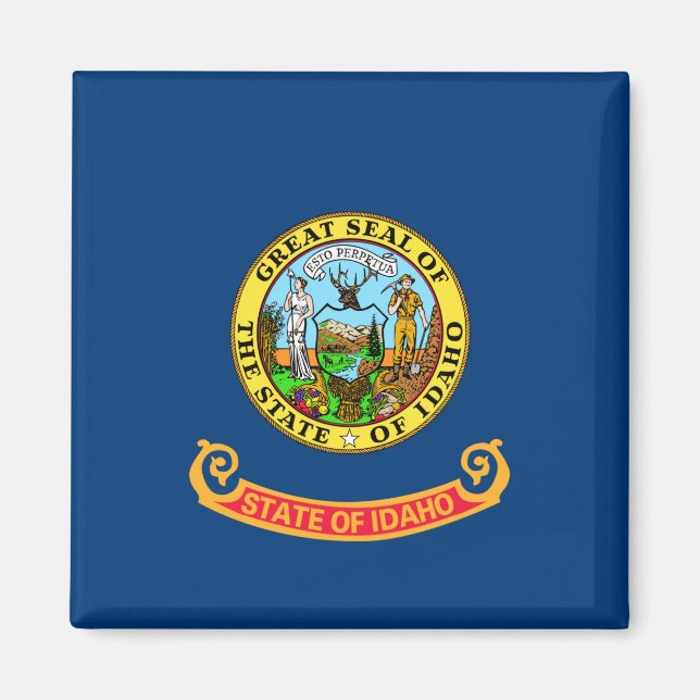 Imã Bandeira do Estado de Idaho (Frente)