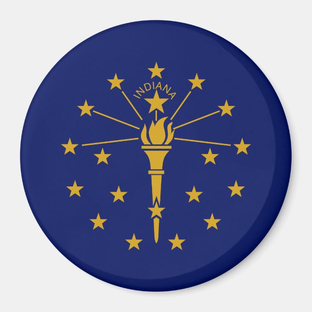 Imã Bandeira do Estado de Indiana (Frente)
