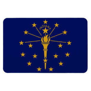 Ímã Bandeira do Estado de Indiana