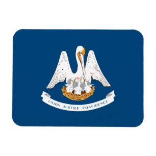 Ímã Bandeira do estado de Louisiana