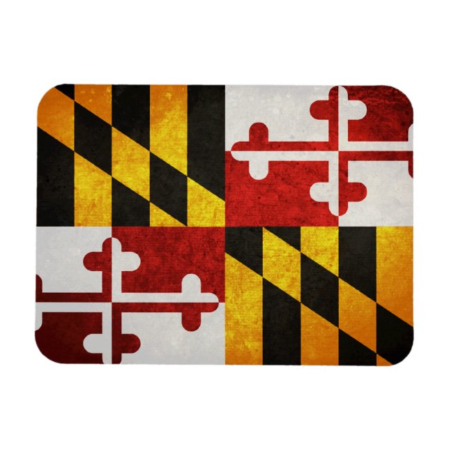 Ímã Bandeira do Estado de Maryland (Horizontal)