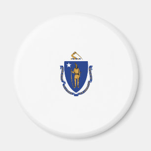 Imã Bandeira do estado de Massachusetts