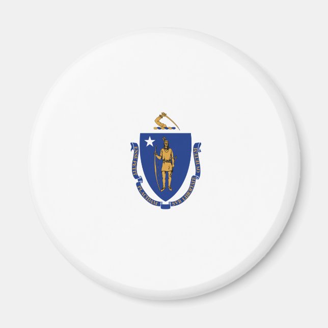 Imã Bandeira do Estado de Massachusetts (Frente)