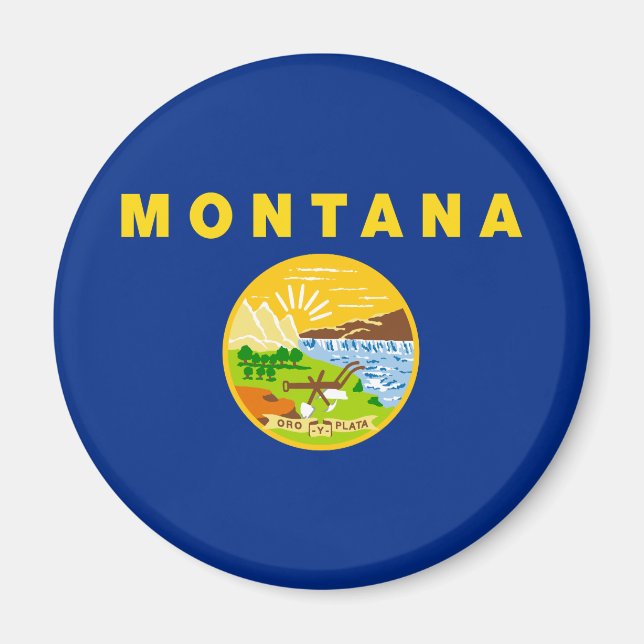 Imã Bandeira do Estado de Montana (Frente)