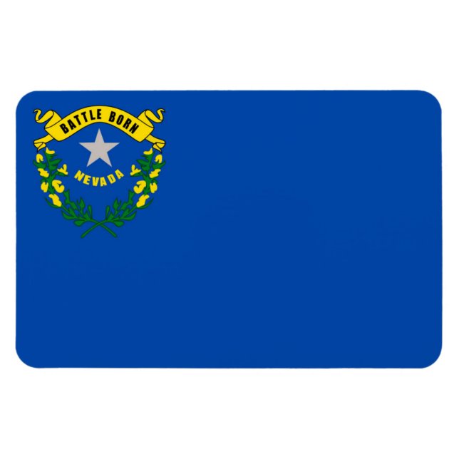 Ímã Bandeira do Estado de Nevada (Horizontal)