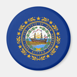 Imã Bandeira do Estado de New Hampshire