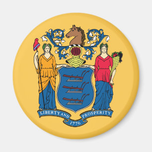 Imã Bandeira do estado de New-jersey