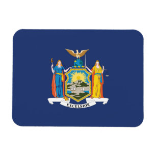 Ímã Bandeira do Estado de Nova Iorque, EUA
