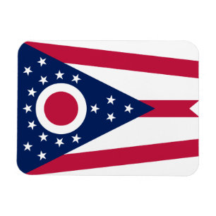 Ímã Bandeira do Estado de Ohio