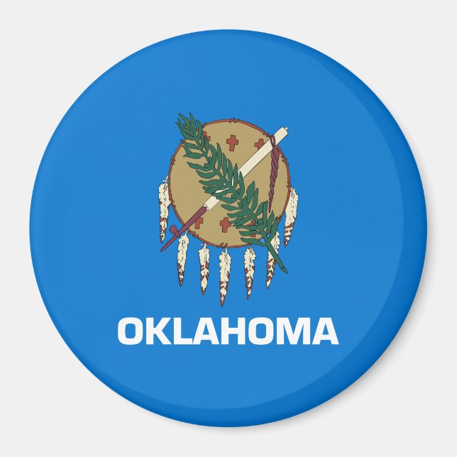 Imã Bandeira do Estado de Oklahoma (Frente)