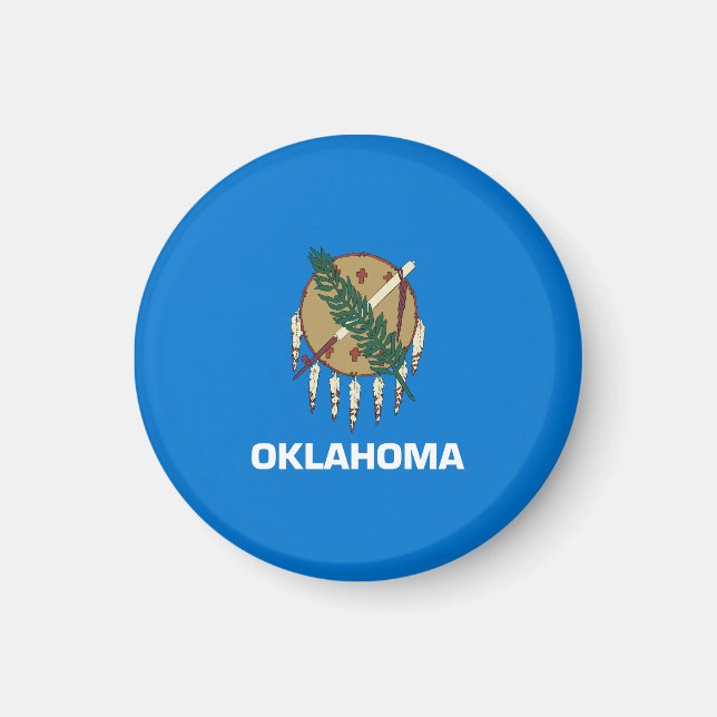 Imã Bandeira do Estado de Oklahoma (Frente)