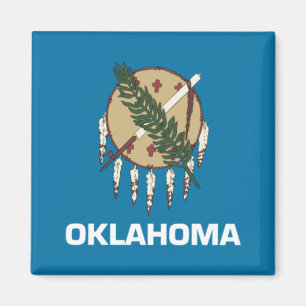 Imã bandeira do estado de Oklahoma