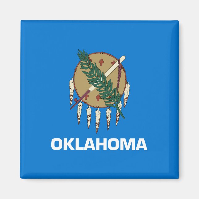 Imã Bandeira do Estado de Oklahoma (Frente)