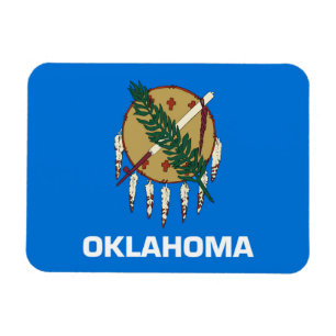 Ímã Bandeira do Estado de Oklahoma, EUA