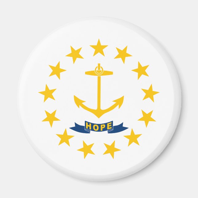 Imã Bandeira do Estado de Rhode Island (Frente)