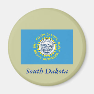 Imã Bandeira do estado de South Dakota