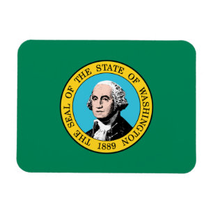 Ímã Bandeira do Estado de Washington