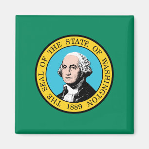 Imã Bandeira do Estado de Washington