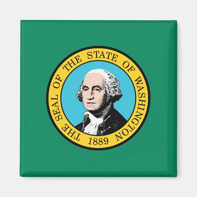 Imã Bandeira do Estado de Washington (Frente)