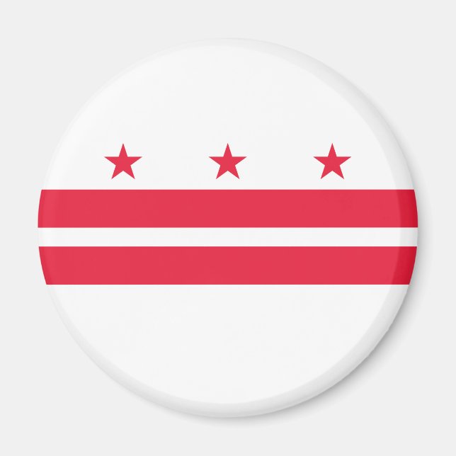 Imã Bandeira do Estado de Washington DC (Frente)