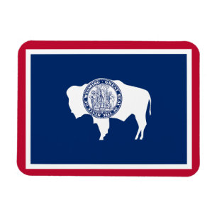 Ímã Bandeira do Estado de Wyoming