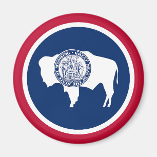 Imã Bandeira do Estado de Wyoming