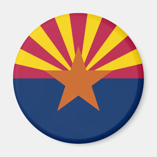 Imã Bandeira do estado do Arizona (Frente)