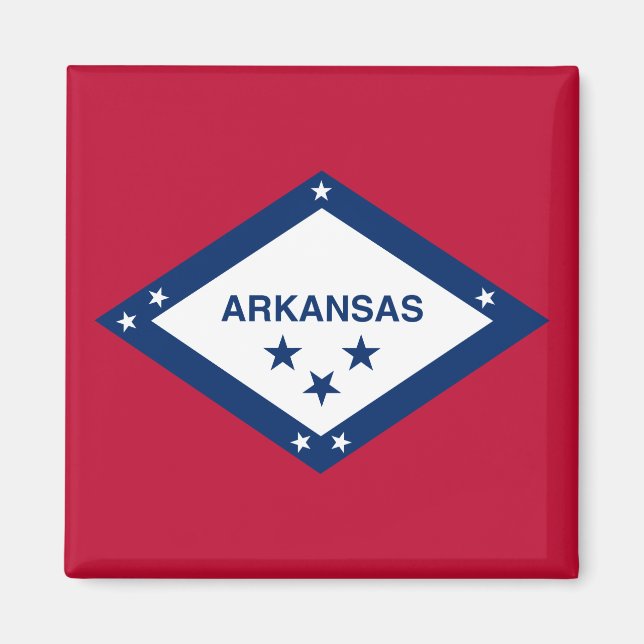 Imã Bandeira do Estado do Arkansas (Frente)