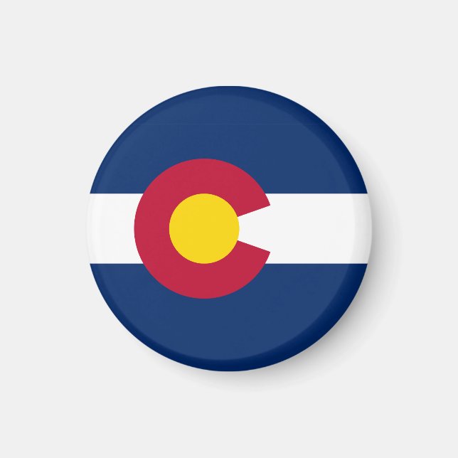 Imã Bandeira do Estado do Colorado (Frente)