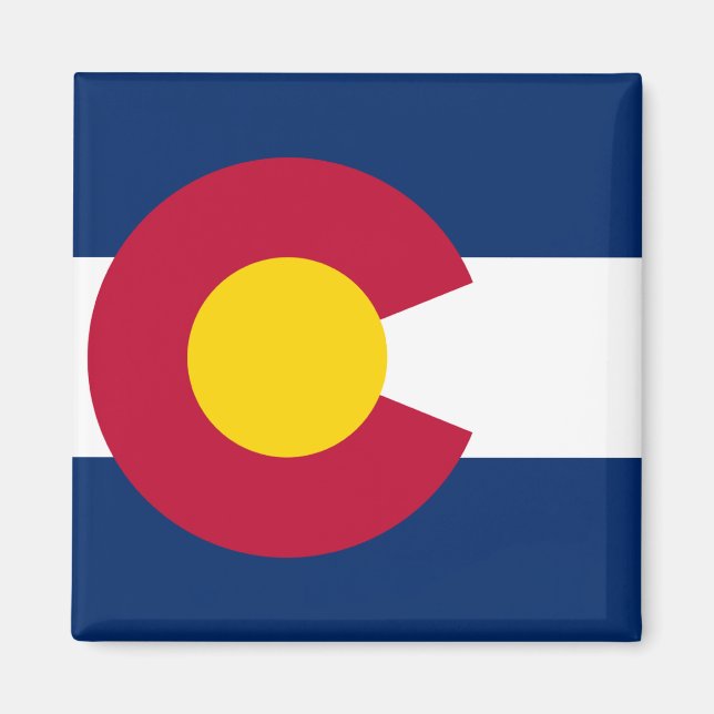Imã Bandeira do Estado do Colorado (Frente)