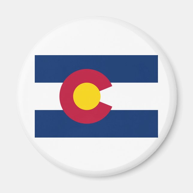 Imã Bandeira do Estado do Colorado (Frente)