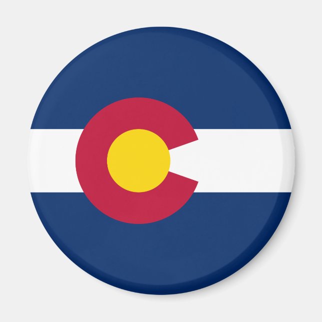 Imã Bandeira do Estado do Colorado (Frente)