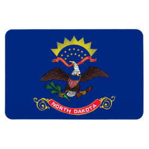 Ímã Bandeira do Estado do Dakota do Norte